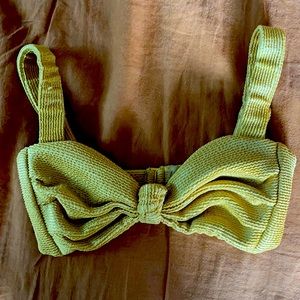 Montce Gold Peri Rib Hayden Bikini Top